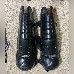 Umpire/catcher shin protection